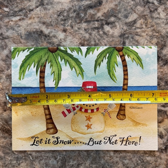Tropical Christmas Cards with Envelopes - Picture 2 of 4